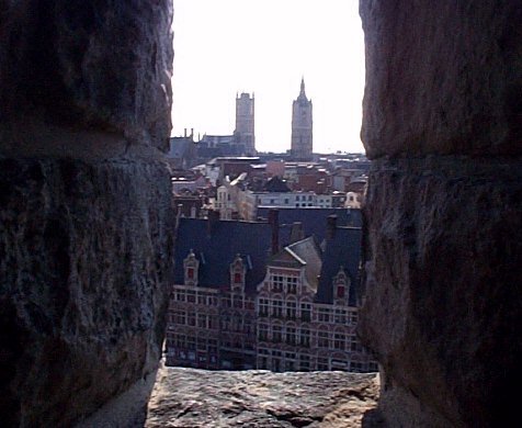 Vue du Chateau des Comtes de Flandre 
