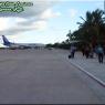 Arrivée avec Canjet à l'aéroport (LRM)