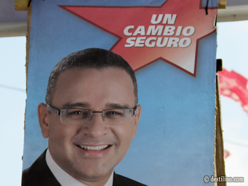 Le candidat du parti de gauche au élection de mars 2009