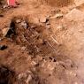 Site archéologique de Tazumal Squelette Maya trouvé sur le site  