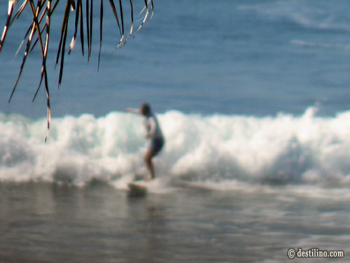 Surf à Sunzal. (Désolé pour le focus) 