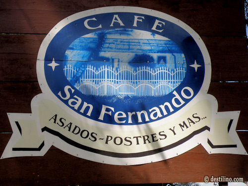 Diner au café San Fernando 