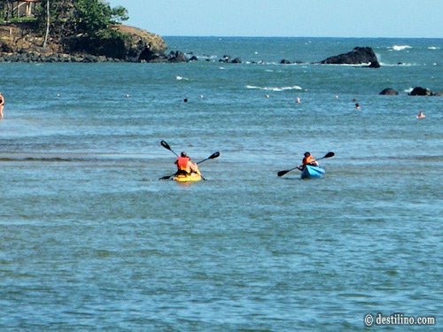 Kayak (seul sport nautique en face de l'hôtel, marée haute)