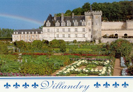 Chateau de Villandry (carte postale) 