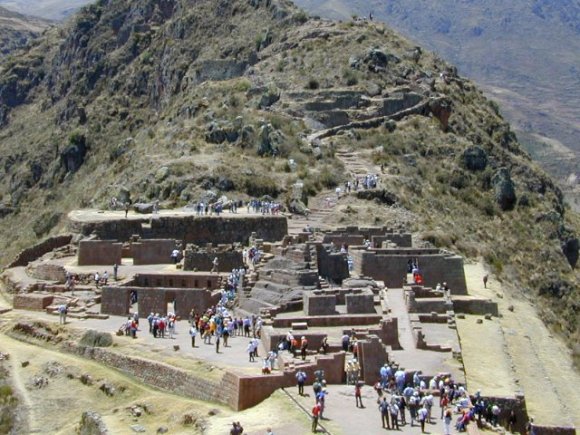 Zone religieuse de la cité Inca de Pisac 