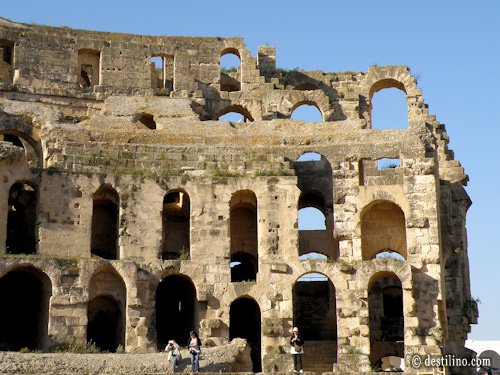 Visite de l'amphithéatre romain El Jem