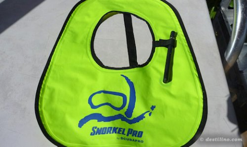 La veste de sauvetage obligatoire mais on la gonfle si on le désire
