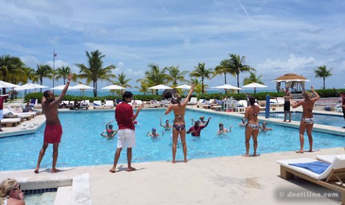Animation à la piscine