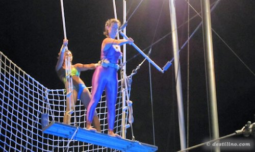 Spectacle en soirée (cirque)