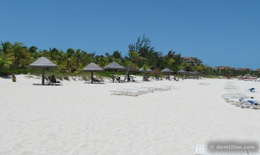 La plage du Club Med (Grace Bay)
