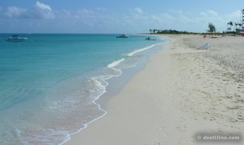 La plage du Club Med (Grace Bay)