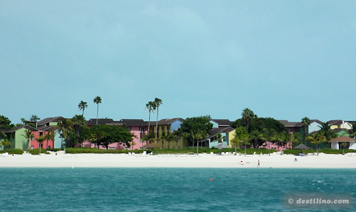 Le Club Med, vue de la mer