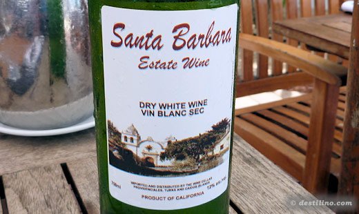 Les vins proviennent de la Californie