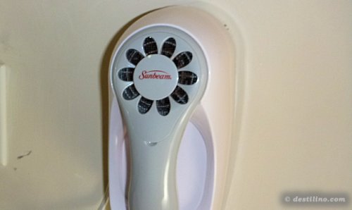 Séchoir dans la salle de bain