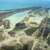 Les îles Turquoises, en vol