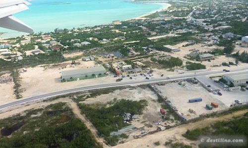 Les îles Turquoises, en vol
