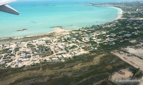 Les îles Turquoises, en vol