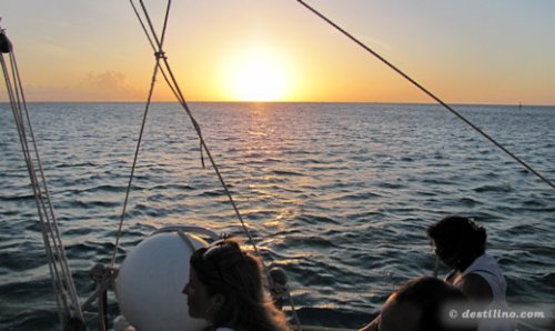 Croisière coucher de soleil