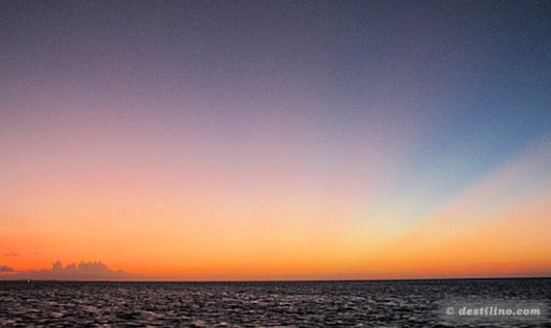 Croisière coucher de soleil
