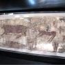Peintures rupestres découpées au laser pour y être conservées au musée. Les plus vieilles représentations du taureau