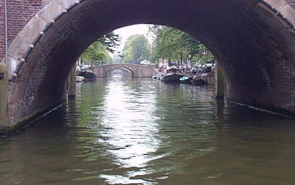Enfilade de 7 ponts sur le canal Reguliersgracht