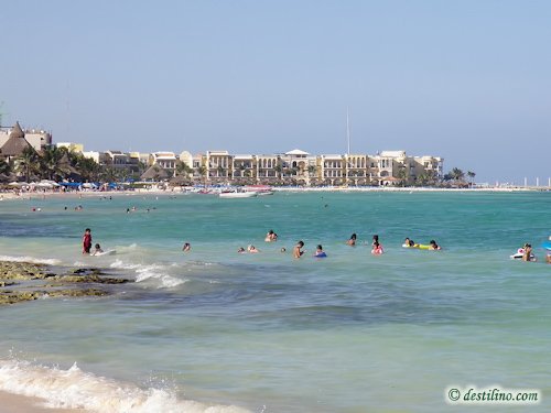 La plage de Playa del Carmen (2009)
