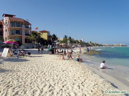 La plage de Playa del Carmen (2009)