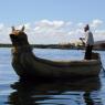 Barque en totora 