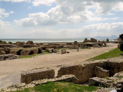 Carthage, les thermes d'Anthonin