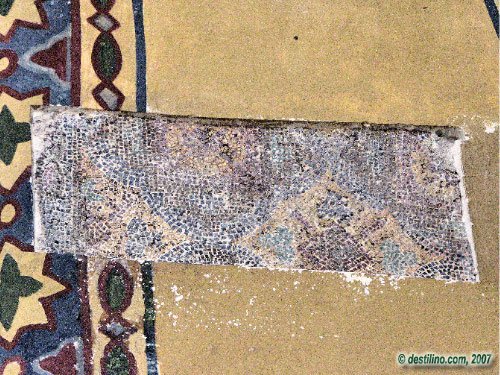 Restauration des mosaiques originales (époque chrétienne)