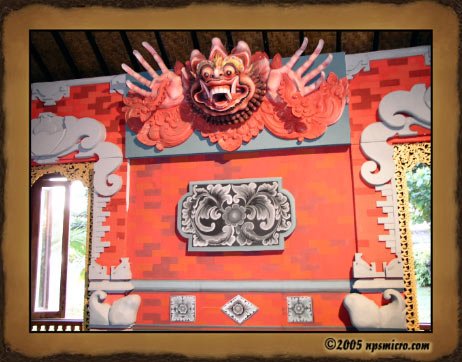 Une répresentation du dragon "Barong"