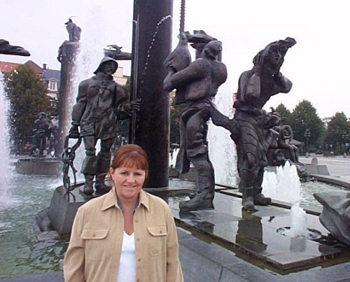 Fontaine sur la place T Zand