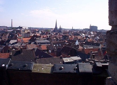 Vue du Chateau des Comtes de Flandre