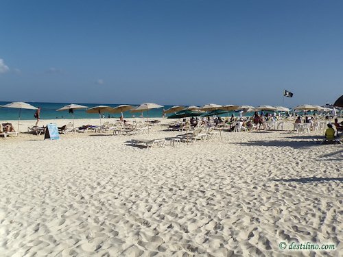 La plage de Playa del Carmen (2009)