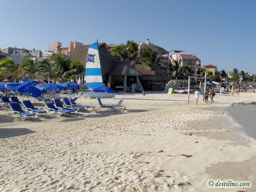 La plage de Playa del Carmen (2009)