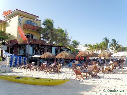 La plage de Playa del Carmen (2009)