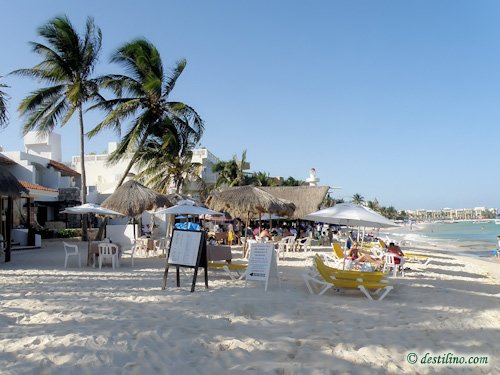La plage de Playa del Carmen (2009)