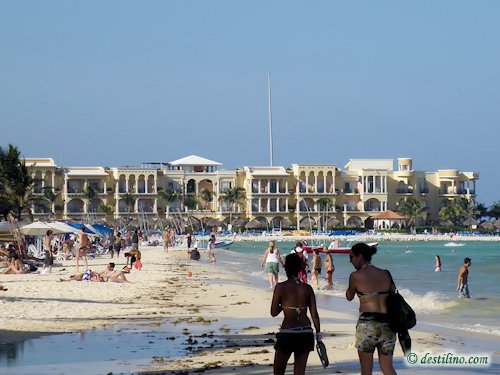 La plage de Playa del Carmen (2009)