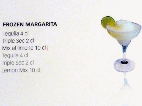 Cocktails inclus dans le forfait