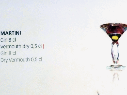 Cocktails inclus dans le forfait