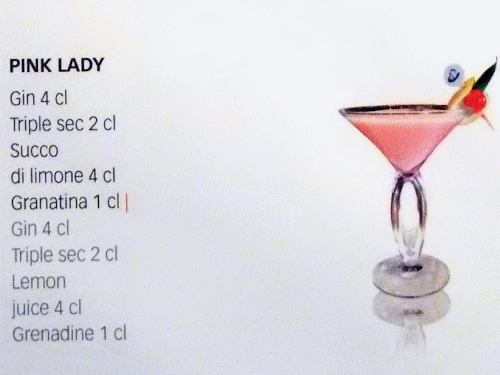 Cocktails inclus dans le forfait