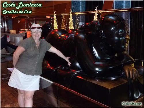 Lily et la sculpture du Luminosa