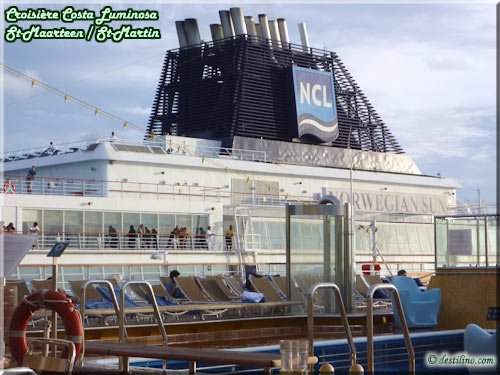 Le Norwegian Sun vue de notre bateau