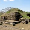 Parque San Andres Pyramide Pipilles, à demi restaurée  