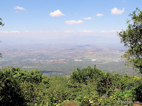 Diner au café San Fernando. La  vue de la vallée durant notre diner Diner au café San Fernando