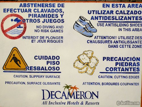 La fameuse piscine d'eau salée Souliers d'eau recommandés 