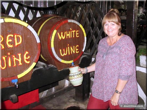 Vin à volonté (ouf! pas terrible!)