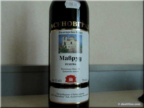 Un vin qui nous a été recommandé, mais ouf!