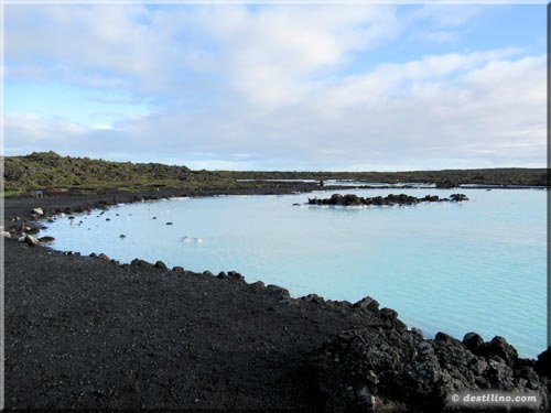 Le site extérieur au Blue Lagoon