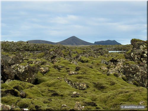 Le site extérieur au Blue Lagoon
